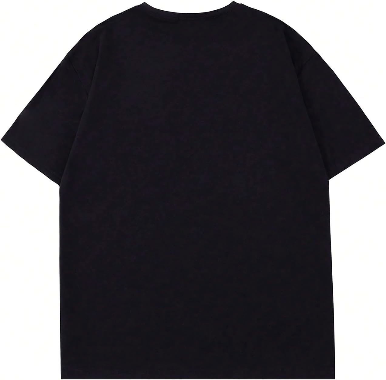 Men's oversized graphic crew neck short sleeve vintage casual T-shirt - Image 2