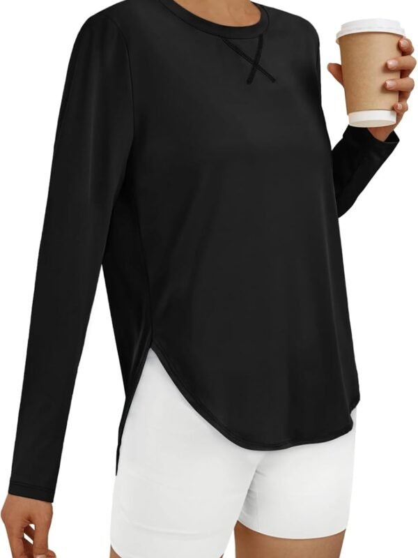 Women's UV protection long sleeve rash guard fishing running quick-dry shirt