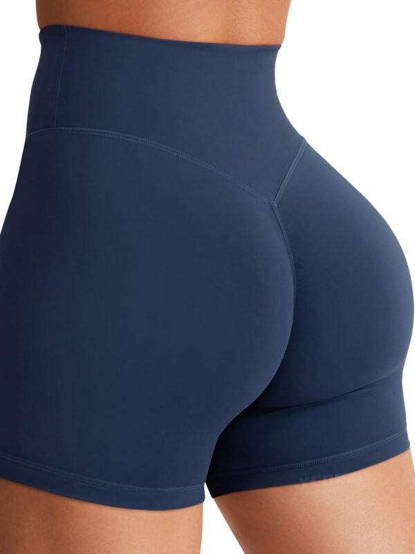 Women’s High Waist Biker Workout Shorts Stretch Yoga Running Shorts