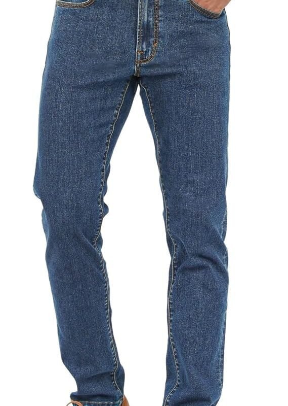 Men’s Slim Straight Stretch Skinny Denim Jeans Soft Casual Pants