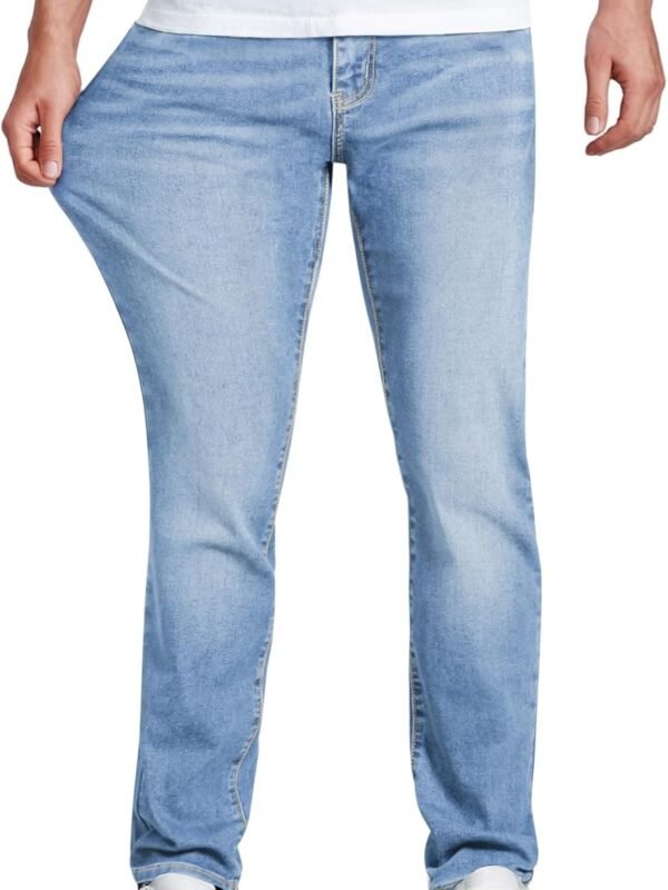Men’s Classic Regular Fit Straight Stretch Denim Jeans