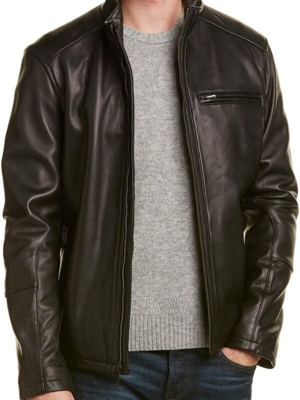 Men’s Smooth Leather Motorcycle Jacket