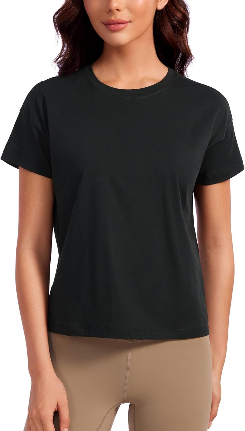 Women's Short-Sleeve Athleisure Top — Ideal for Low-Impact Workouts or Daily Wear