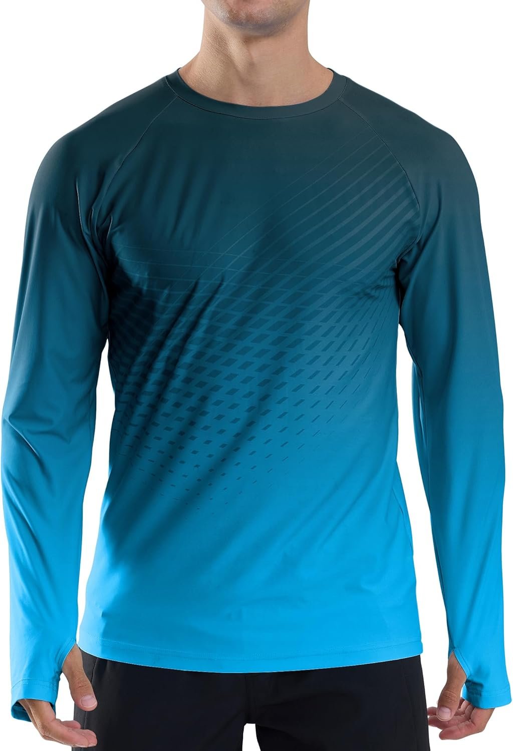 Men's UV-Protection Long-Sleeve Sun Shirt — Quick-Drying, Lightweight Top