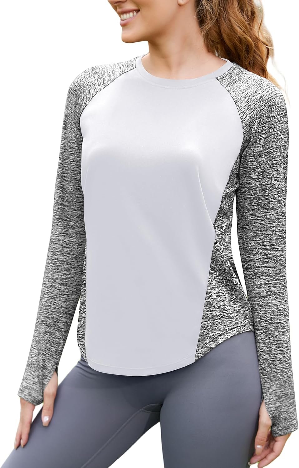 Women's quarter-zip long sleeve athletic pullover running yoga hiking quick-dry UV shirt