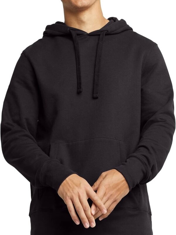 Men’s Midweight Fleece Hoodie Casual Pullover Sweatshirt