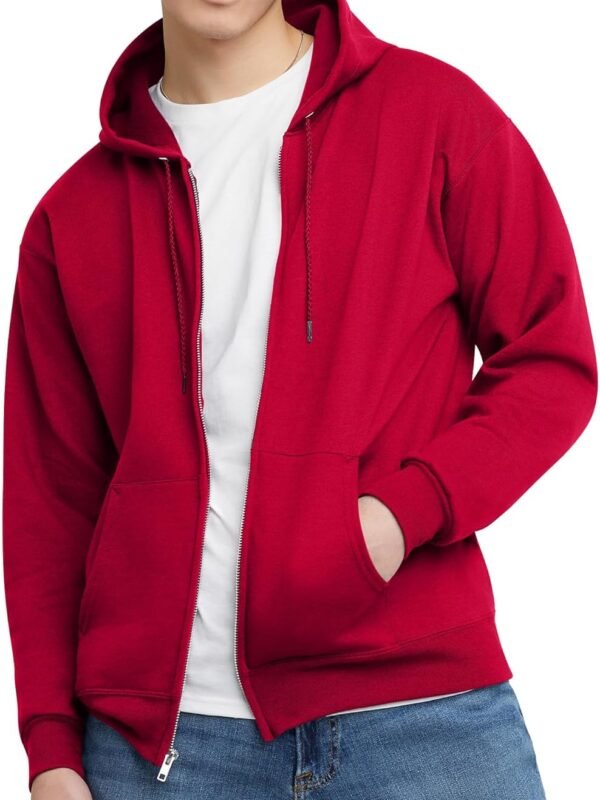 Men’s Full Zip Fleece Hoodie Hooded Sweatshirt