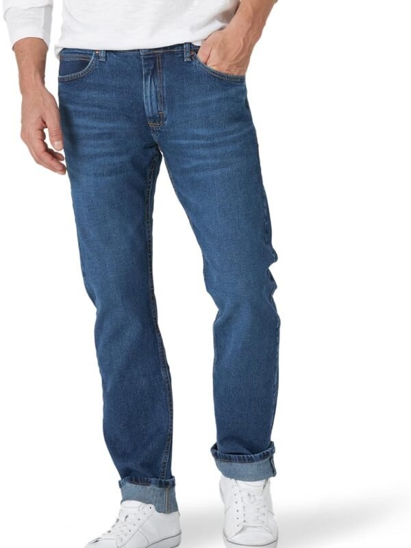 Men’s Slim Straight Denim Jeans Casual Stretch Fit