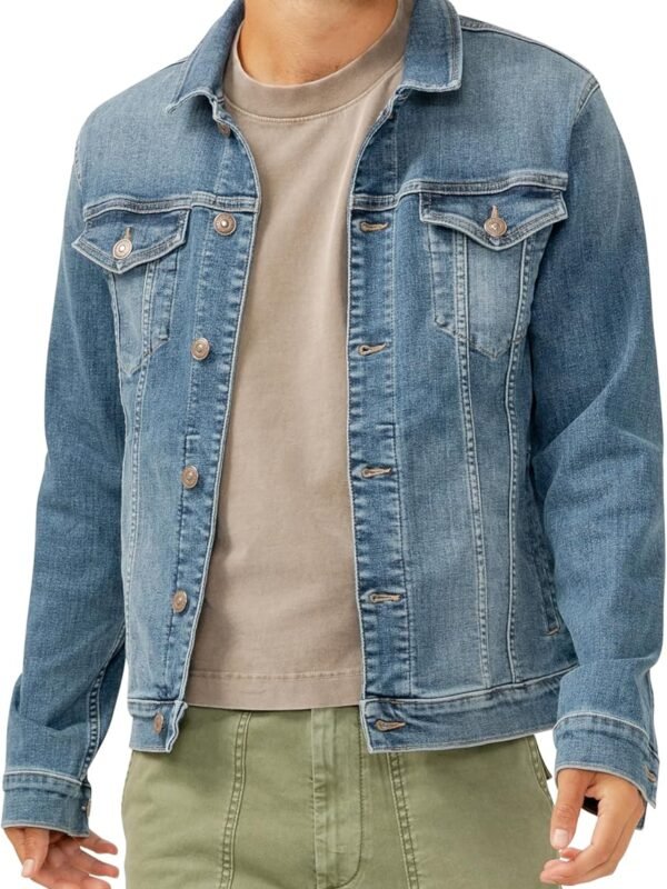 Men’s Classic Denim Jacket Casual Fit