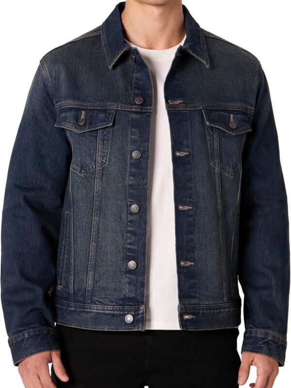 Men’s Regular Fit Low Stretch Denim Jacket