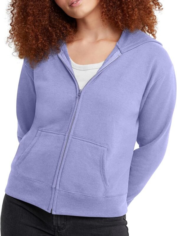 Women’s Full Zip Hooded Sweatshirt Casual Outerwear